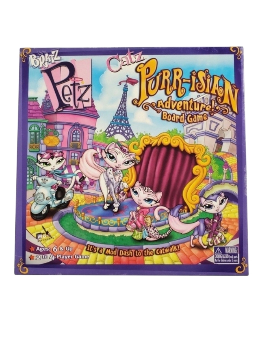 Bratz Petz Catz Purr-isian Adventure Board Game Complete Vintage 2000s